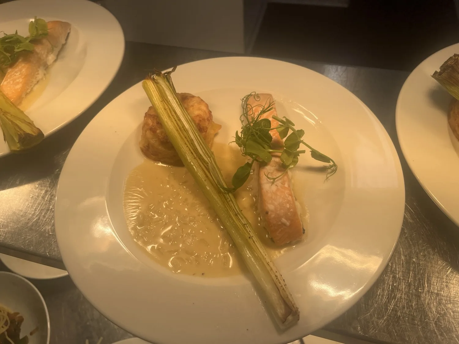 Seasonal fish dish